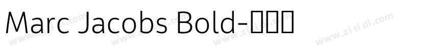 Marc Jacobs Bold字体转换
